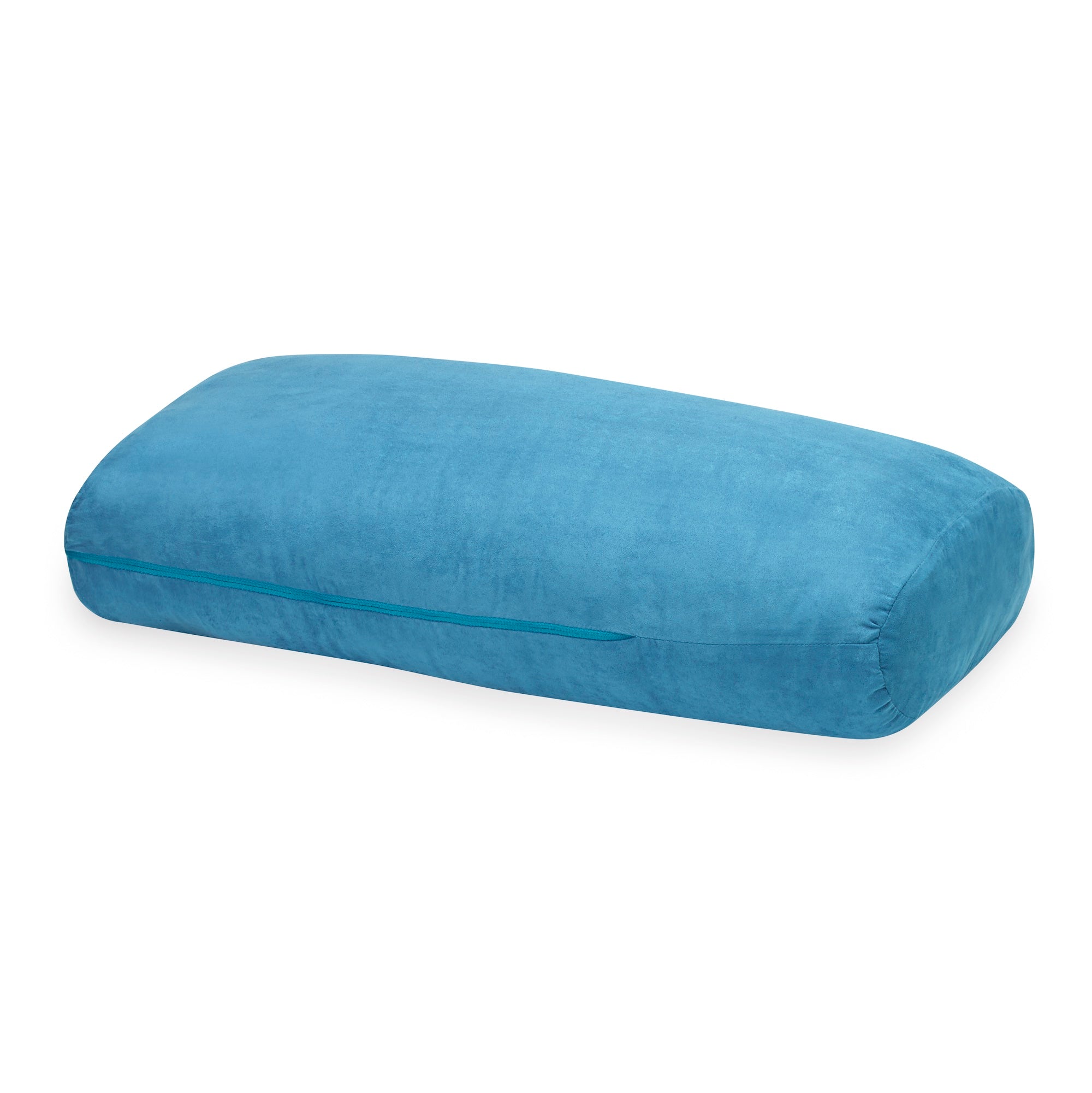 Gaiam Rectangular Bolster teal back